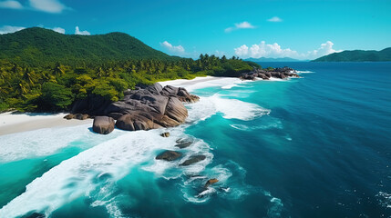 Fototapeta premium Maui, Hawaii, USA: Famous for its golden beaches, dramatic waterfalls, and volcanic landscapes, Maui is a dream destination for nature lovers