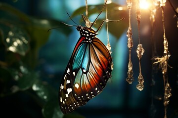 Butterfly's Journey. Generative Ai