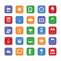 Smart Home related icon set