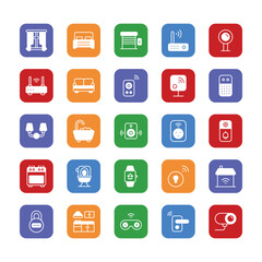 Smart Home related icon set