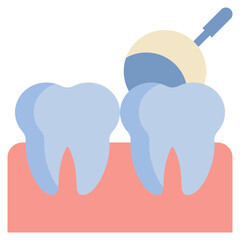 dental stomatology teeth tooth dentist healthcare flat style