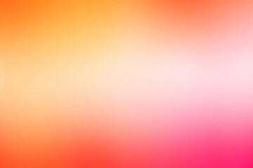 Fototapeta na wymiar Orange pink white grainy background, abstract blurred color gradient noise texture banner poster backdrop, copy space