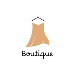Women's Clothing Logo Template with Simple Style
