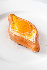 Sausage stuffed with egg