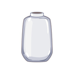 decoration ceramic porcelain vase cartoon. chinese china, interior painting, pot classic decoration ceramic porcelain vase sign. isolated symbol vector illustration