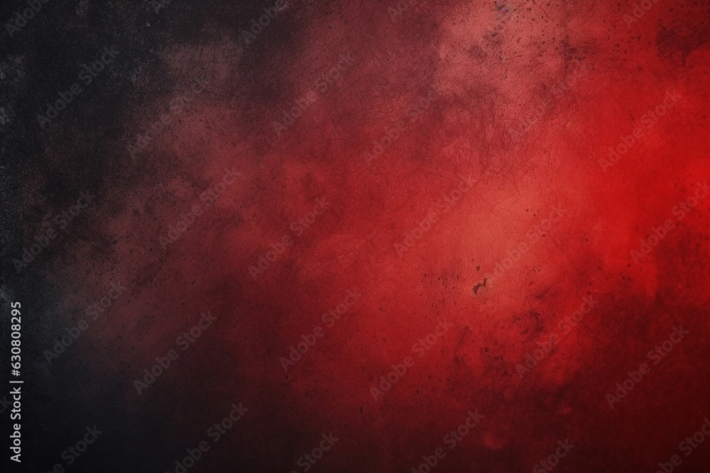Aufkleber gradient of red and black with abstract blur and grainy texture