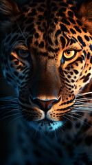 leopardo lindo e poderoso 