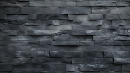 Close Up of a Brick Wall in anthracite Colors. Vintage Background
