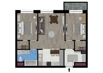Home space floor plan Floor plan