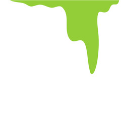 Melted Green Toxic Slime Blob