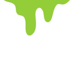 Melted Green Toxic Slime Blob
