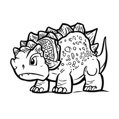 Beautiful dinosaur images, sharp images, illustrations.