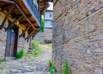 Mountain village of Kovachevitsa, Old traditional Bulgarian house