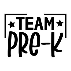 Team Pre-k Svg