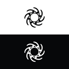 Circle vector logo template design . Circle icon illustration