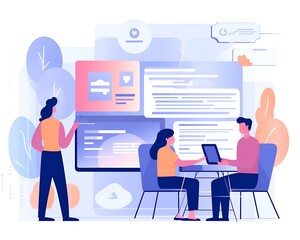 graphic isolated cartoon vector illustrations, graphic resources for websites, landing pages, and sales funnels (Generative AI) 