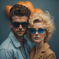 Two Young Models in sunglasses