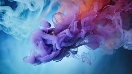 Obraz premium Acrylic colors in water, Inkblot.