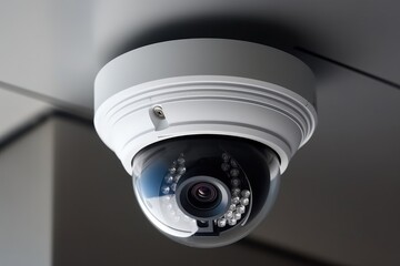 CCTV security camera for home security, Surveillance, Home and workplace security concept.