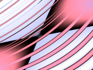 Abstract white background and digital wave and motion blur