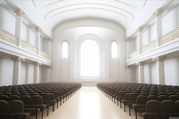 Empty Assembly Hall.