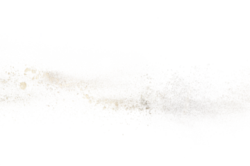 Freeze motion of golden powder exploding or throwing golden powder.
