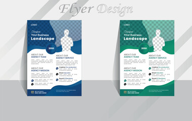Business Flyer Corporate Flyer Template,  vector template in A4 size, Business Flyer Design, flyer. newest trendy creative corporate multipurpose minimal official business advertising. 