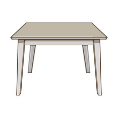 empty wooden table cartoon. old vintage, rustic dark, light plank empty wooden table sign. isolated symbol vector illustration