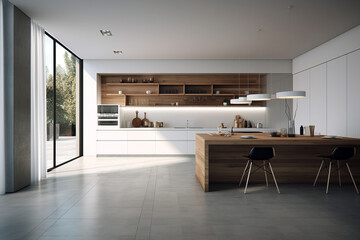 clean minimalist kitchen