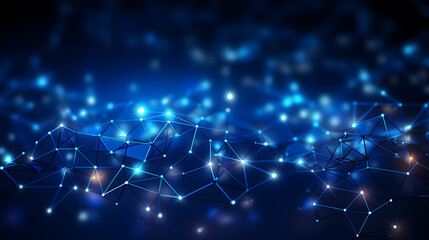 Digital Evolution: Futuristic Network Lines Shaping Technological Progress
