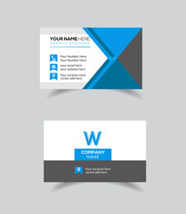 Vector design modern business card and vector layout