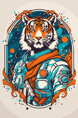 tiger astronaut