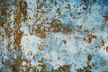 Old rusty metal texture. Grunge background industrial wallpaper