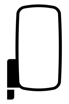 recommend clip art: 車のドアミラーのシルエット