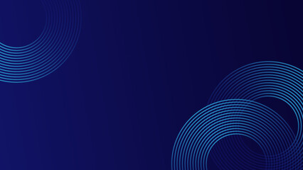 abstract blue business background with circles