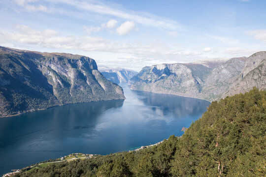 Stegastein, Norway, Overlook Fjord, Aurlandsfjord, 