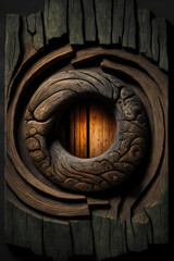 dragon eye wood plank fantasy background 