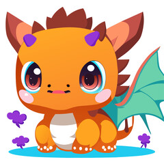 Baby dragon vectors for illustration.