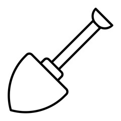 Shovel Line Icon