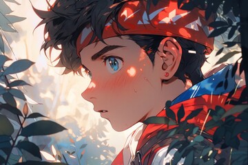 男の子のイラスト,Generative AI AI画像
