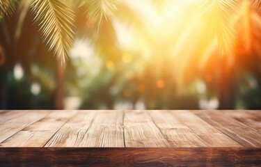 Wooden background with some plants