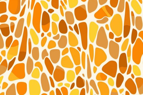 a giraffe skin pattern made of brown and white stripes, background