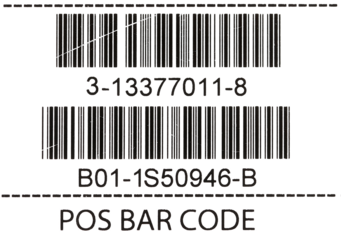 Barcode icon isolated on white, clipping path