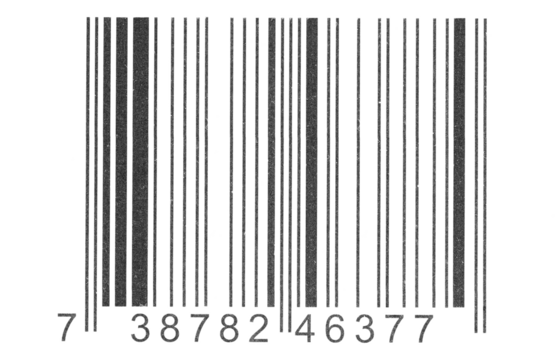 Barcode icon isolated on white, clipping path