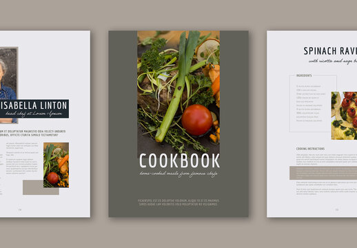 Classic and Contemporary Culinary Ebook Layout