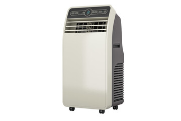 Fototapeta premium Portable Air Conditioner, 3D rendering isolated on transparent background