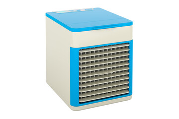 Mini air Conditioner Fan with USB, 3D rendering isolated on transparent background