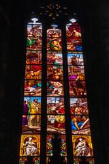 stained glass window