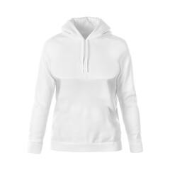 white windbreaker for woman's template natural shape invisible mannequin isolated on a white background