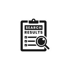 search results icon or search results symbol vector isolated. Best search results icon vector for mobile apps, websites, search engine design element, and more.
